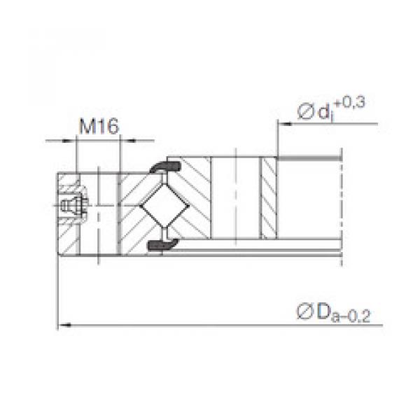 Bearing XU 12 0222 INA #1 image