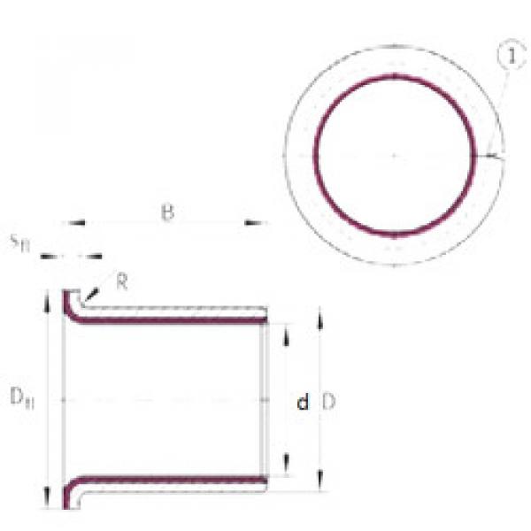 Bearing EGF06040-E40 INA #5 image