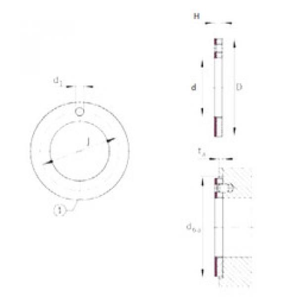 Bearing EGW10-E40 INA #5 image