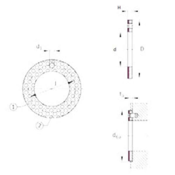 Bearing EGW12-E50 INA #5 image