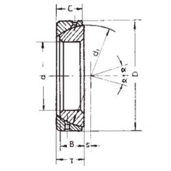 Bearing GAC110S FBJ #5 image