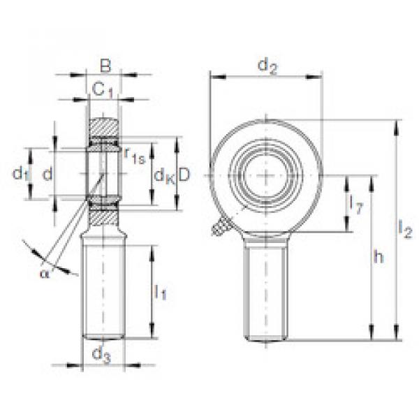 Bearing GAR 10 DO INA #5 image