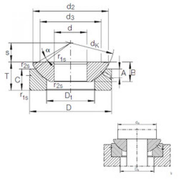 Bearing GE 10 AX INA #5 image