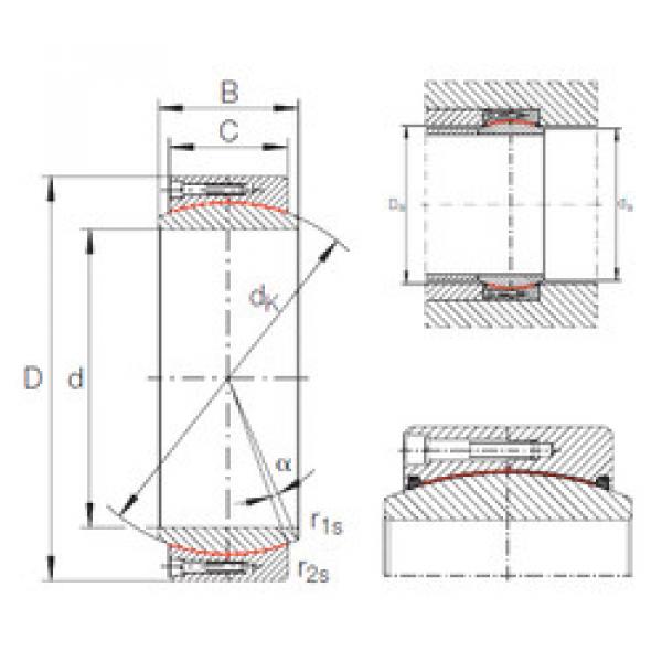 Bearing GE 1000 DW INA #5 image