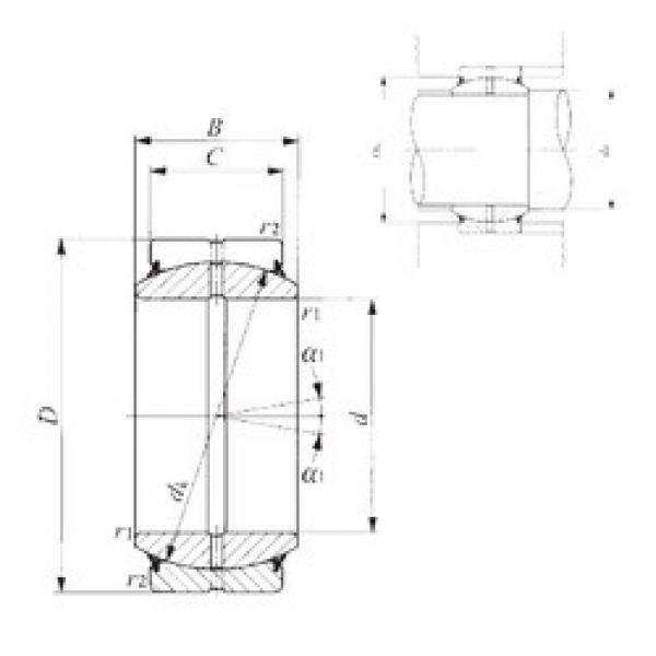 Bearing GE 110ES-2RS IKO #5 image