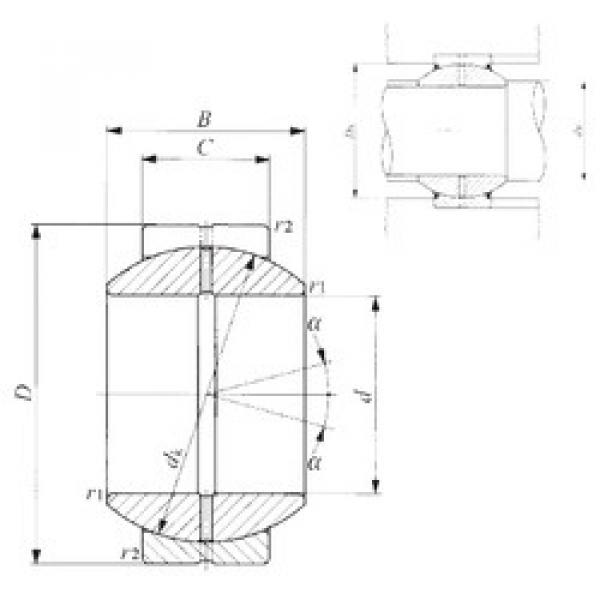 Bearing GE 140GS IKO #5 image