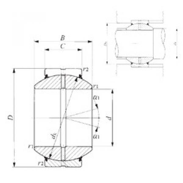 Bearing GE 100GS-2RS IKO #5 image