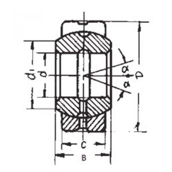 Bearing GE100ES FBJ #5 image