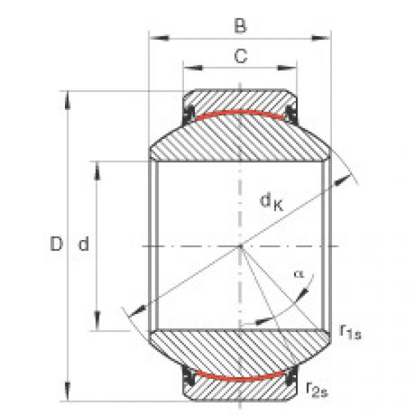 Bearing GE90-FW-2RS INA #5 image