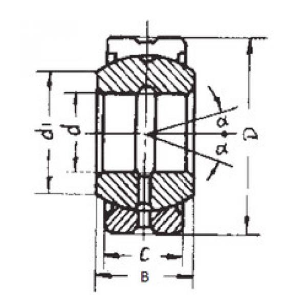 Bearing GE100ES-2RS FBJ #5 image