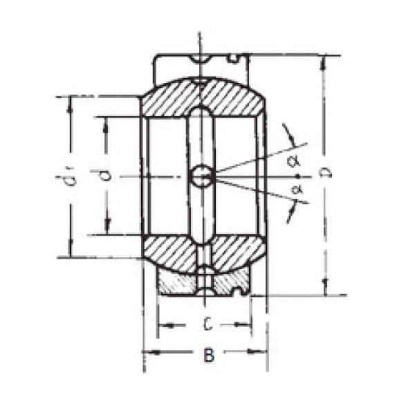 Bearing GE100XS/K FBJ #5 image