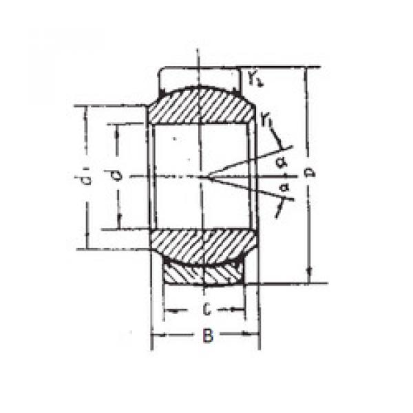 Bearing GEEM20ES-2RS FBJ #5 image