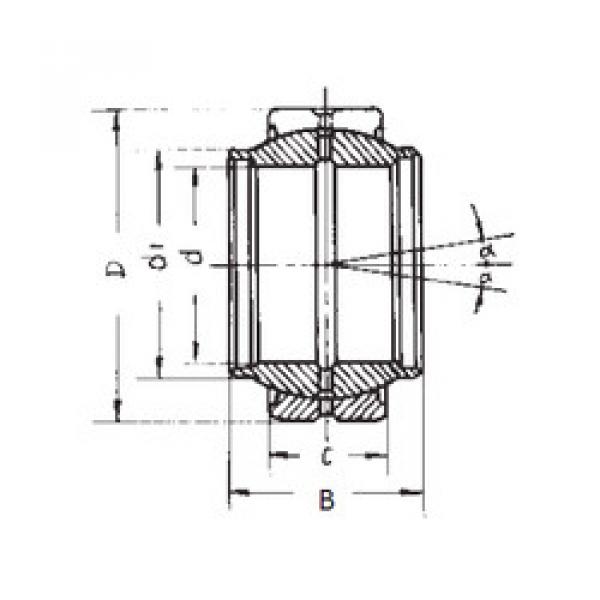 Bearing GEEW12ES-2RS FBJ #5 image