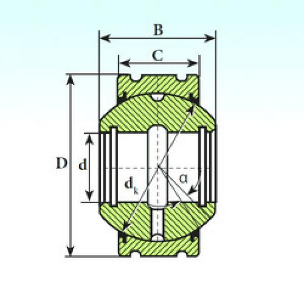 Bearing GEK 25 XS 2RS ISB #5 image