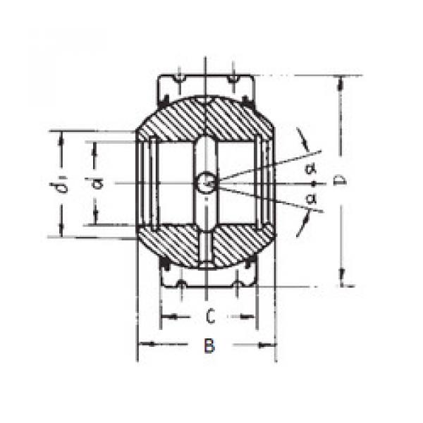 Bearing GEK30XS-2RS FBJ #5 image