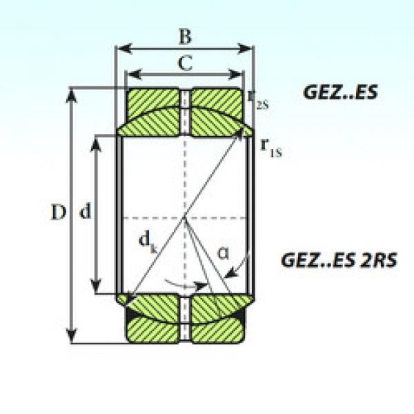 Bearing GEZ 19 ES ISB #5 image