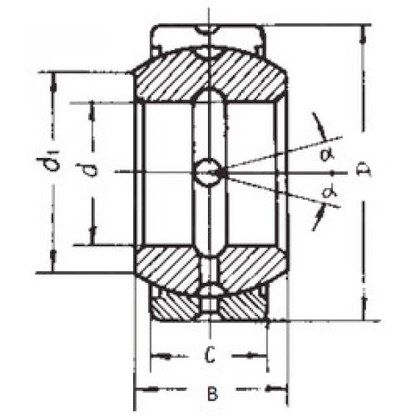 Bearing GEZ101ES-2RS FBJ #5 image