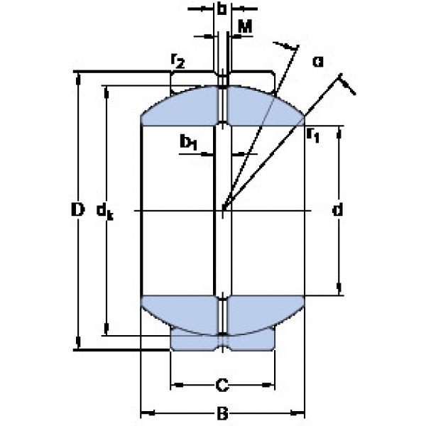 Bearing GEZH 204 ES SKF #5 image