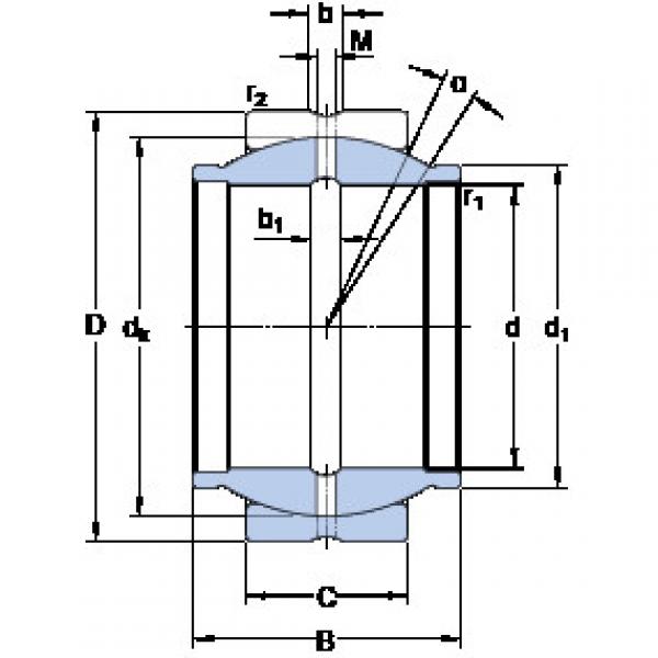 Bearing GEZM 010 ES SKF #5 image