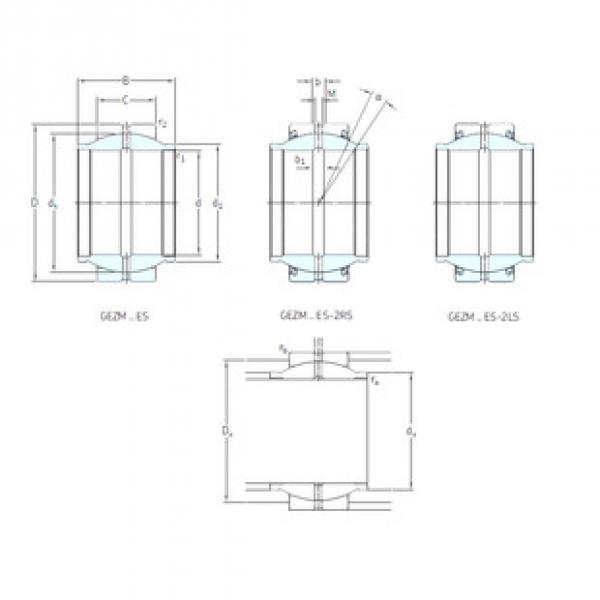 Bearing GEZM008ES SKF #5 image