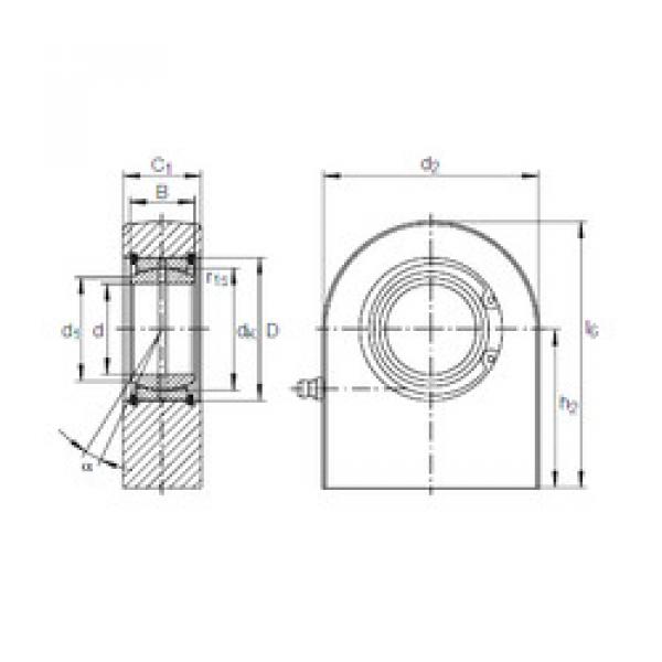 Bearing GF 110 DO INA #5 image