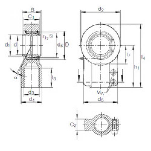 Bearing GIHN-K 100 LO INA #5 image