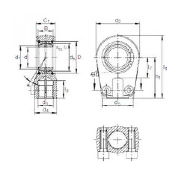 Bearing GIHRK 20 DO INA #5 image