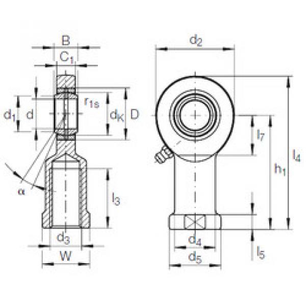 Bearing GIR 35 DO-2RS INA #5 image