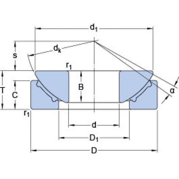 Bearing GX 100 F SKF #1 image