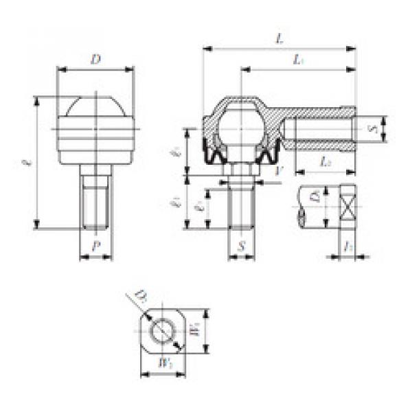 Bearing LHSA 8 IKO #1 image