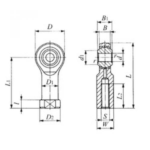 Bearing PHSB 8 IKO #1 image