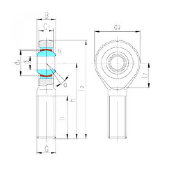 Bearing SAK16C LS #1 image