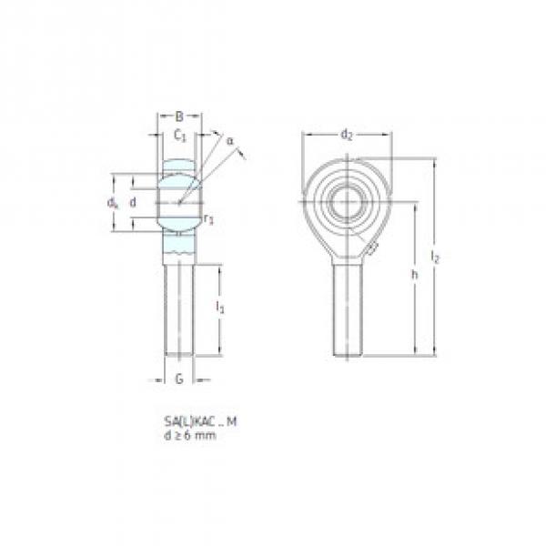 Bearing SAKAC10M SKF #1 image