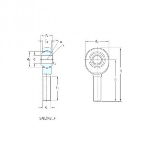 Bearing SAKB10F SKF #1 image