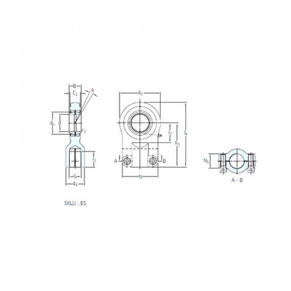 Bearing SIJ 80 ES SKF #1 image