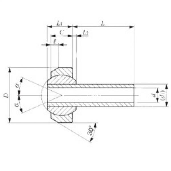 Bearing SNA 3-32 IKO #1 image