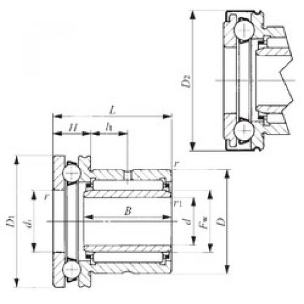 Bearing NAXI 1223Z IKO #1 image