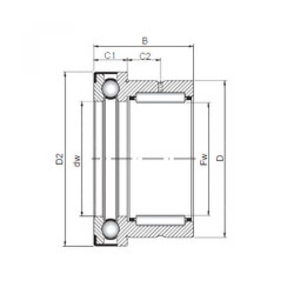 Bearing NKX 17 Z ISO #1 image