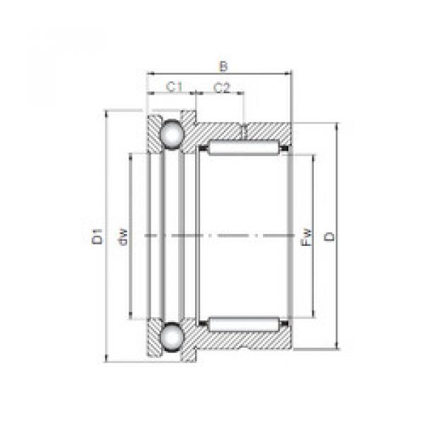 Bearing NKX 12 ISO #1 image