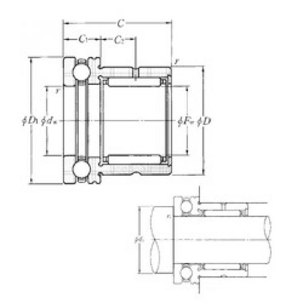 Bearing NKX35T2 NTN #1 image