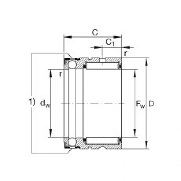 Bearing NX15 INA #1 image