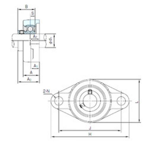 Bearing BFL205 NACHI #1 image