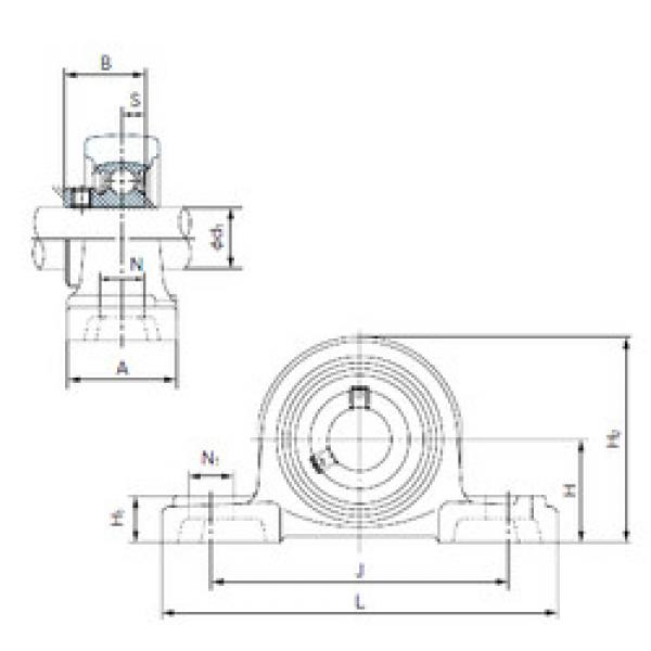 Bearing BP204 NACHI #1 image