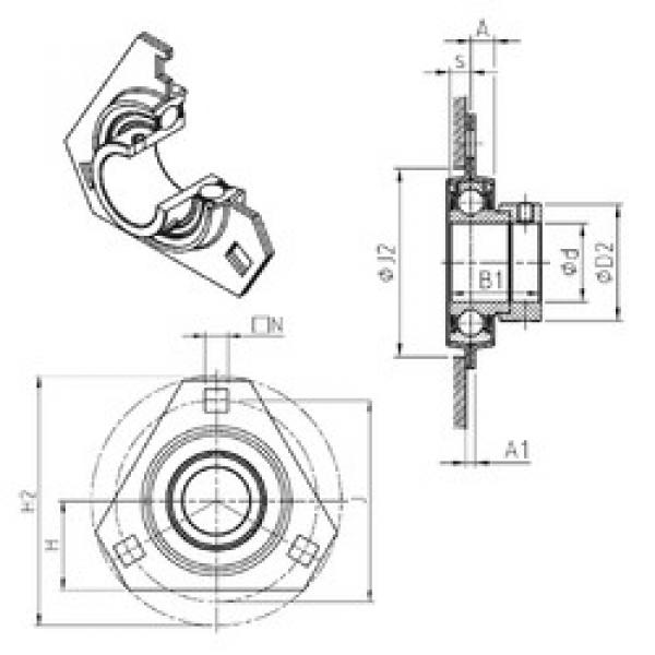 Bearing ESPFT206 SNR #1 image