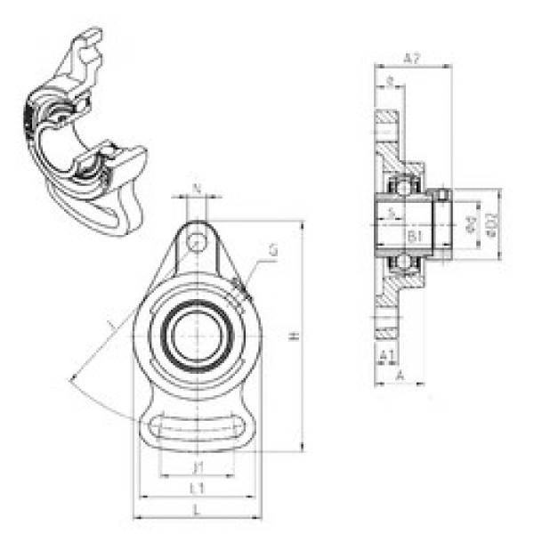 Bearing EXFA205 SNR #1 image