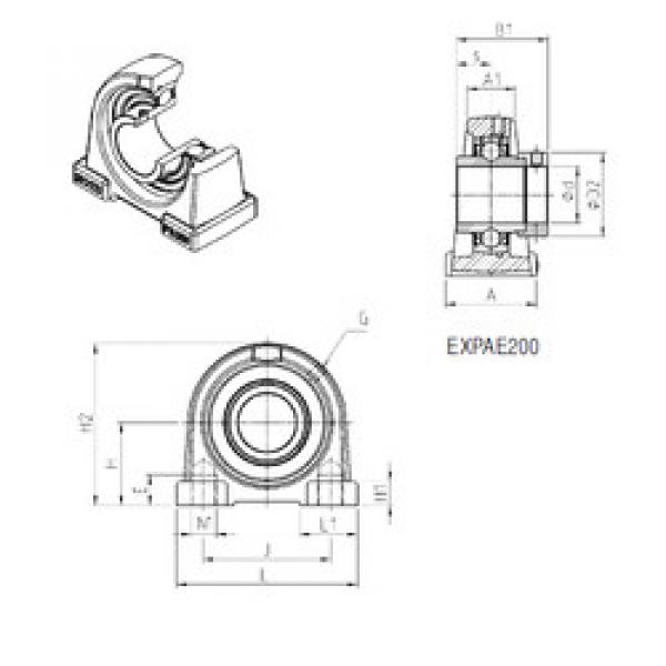 Bearing EXPAE201 SNR #1 image