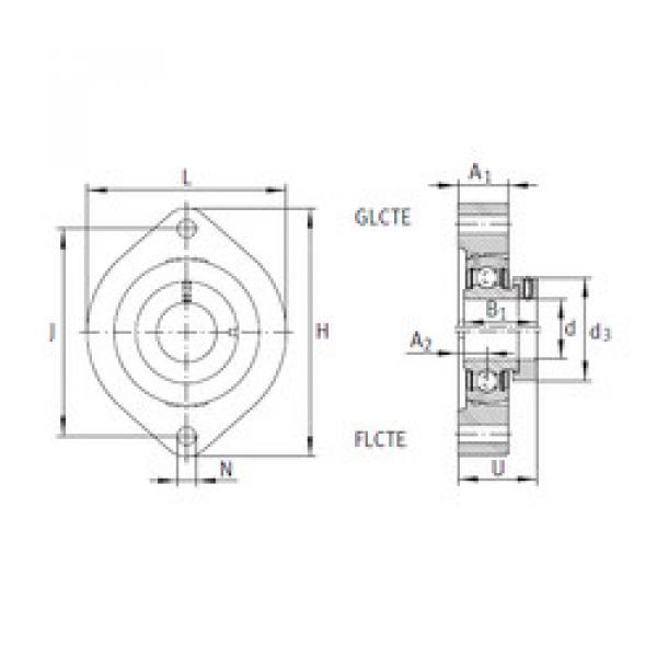 Bearing FLCTE17 INA #1 image