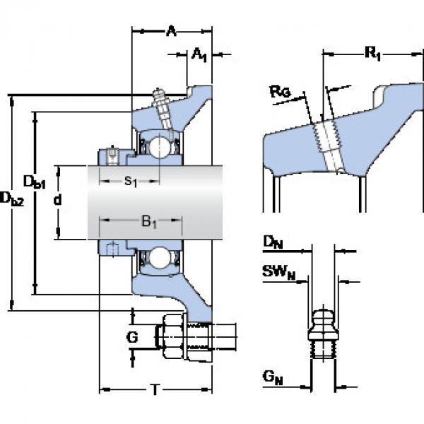 Bearing FY 1.1/2 FM SKF #1 image