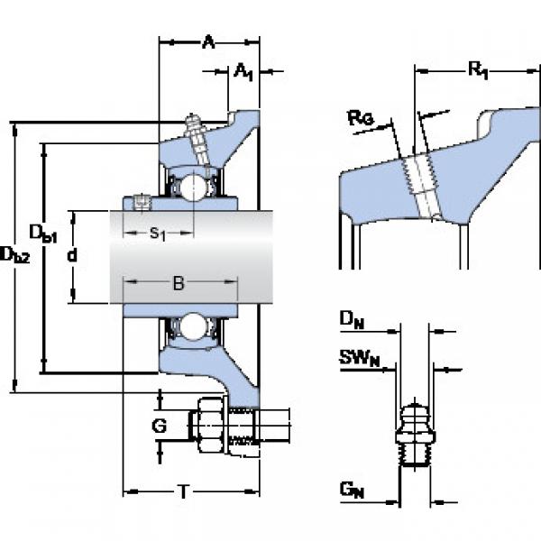 Bearing FYM 1.3/4 TF SKF #1 image