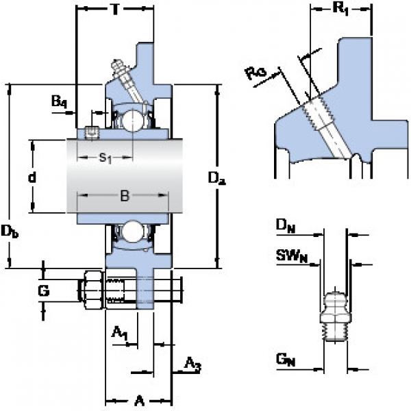 Bearing FYC 25 TF SKF #1 image